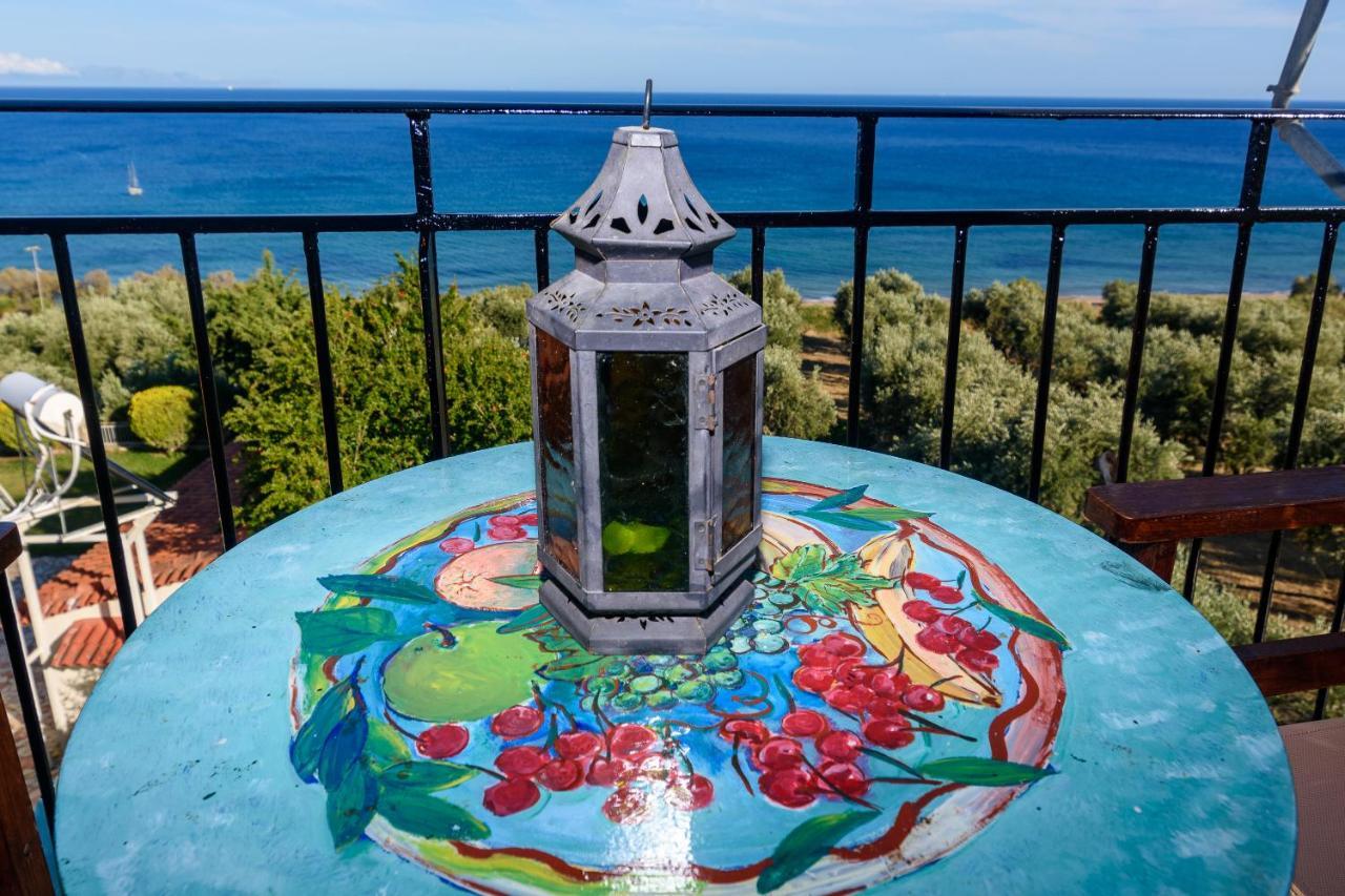 Eros Pittoresque Retreats - Perfect Location, Panoramic Seaview Koroni  Luaran gambar