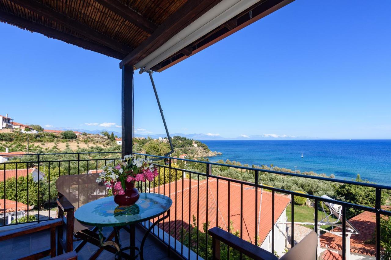 Eros Pittoresque Retreats - Perfect Location, Panoramic Seaview Koroni  Luaran gambar